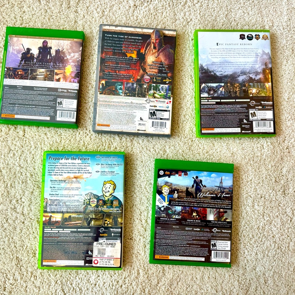 Xbox Bethesda Elder Scrolls / Fallout Bundle - Picture 7 of 7